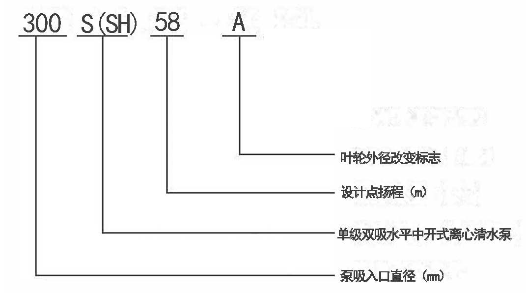 S单级双吸管道泵